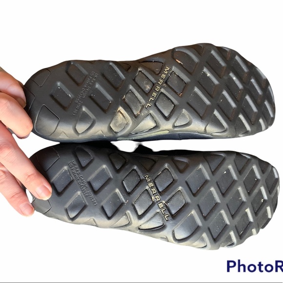 Merrell Jungle Moc Black Leather slip on Men’s shoes size 11 - Picture 4 of 6